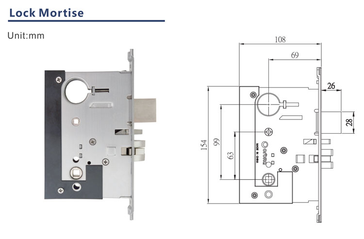 Khóa khách sạn S3072H ORBITA